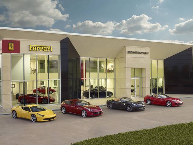 Do Ferrari dealerships let people test drive cars?